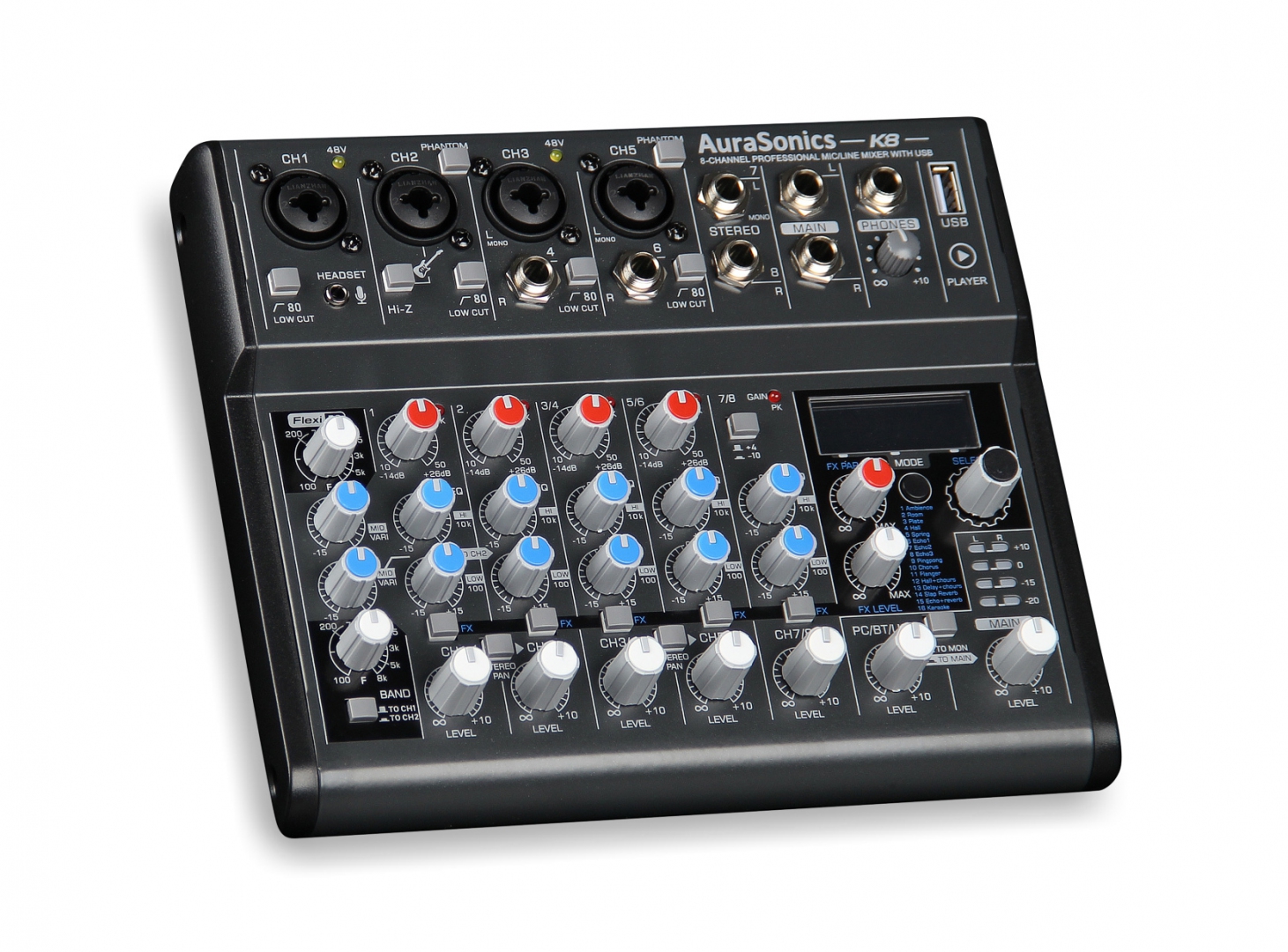 AuraSonics K8 компактный микшерный пульт в Петрозаводске