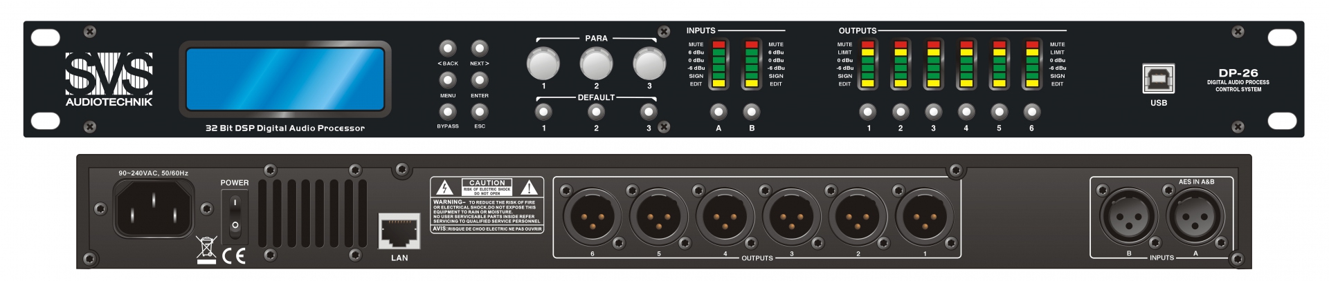 SVS Audiotechnik DP-26 Цифровой процессор: 2 входа 6 выходов в Петрозаводске