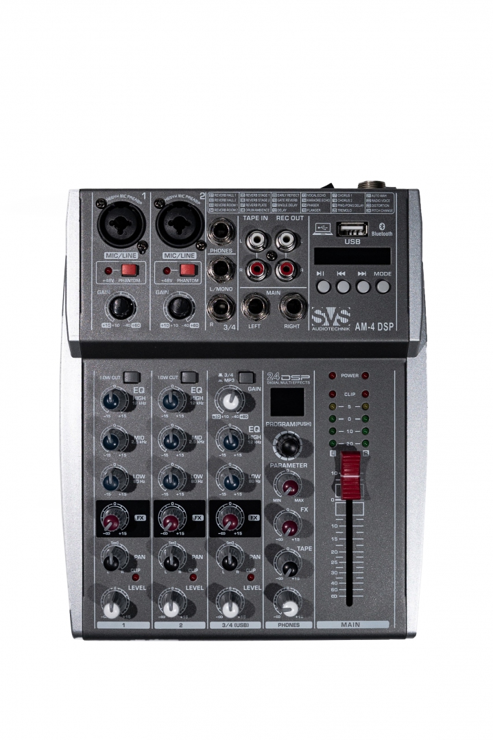 SVS Audiotechnik mixers AM-4 DSP Аналоговый микшерный пульт, 4-канала в Петрозаводске